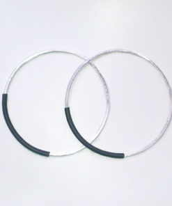 hoops, creol øreringe, kreol øreringe, kreoler, creoler, rund, cirkel, vedhæng, tage af og på, skifte vedhæng, ferskvandsperle, guld, sølv, unika, gummilukning, gummiørering