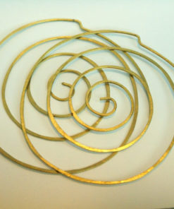 spiral, snoede øreringe, krusedulle øreringe, organiske øreringe, runde, store øreringe, slangeøreringe, unika, sølv, guld, øreringe,