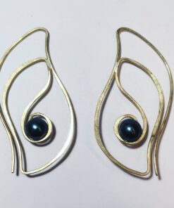 art nouveau ørering perle eamok51
