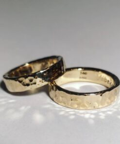 Blank hammerslået ring, hammer