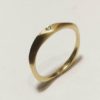 Ring med facet og twist