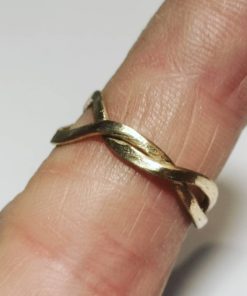 flettet snoet ring