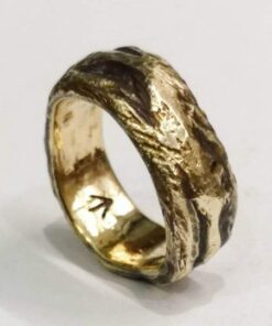 rustik sandstøbt ring ramok635