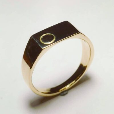 Signet ring, cirkel, hilsen, minde, gravering, tegn