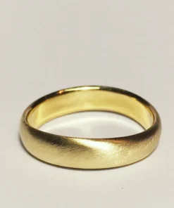 D-profil ring med sving silke mat ramok447 Dprofil