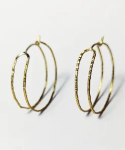 øreringe earring Creoler hoops dobbelt eamok77