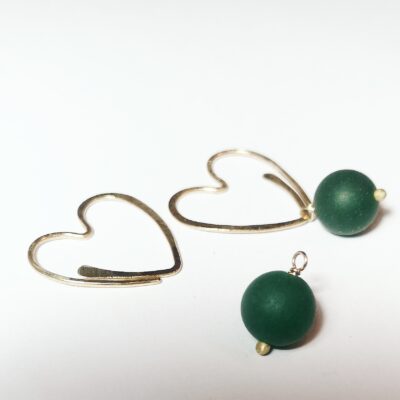 Vip hjerte ørering, hoops kreol