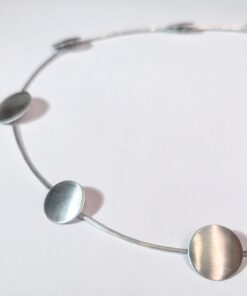 halsamok61 hals halskæde led point cirkel rund plade