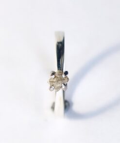 ramok950f ramok950 Solitaire ring med rådiamant, prinsesse