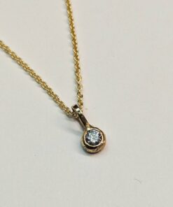 brillvedhæng halskæde vedhæng brill blomsterfatning fatning