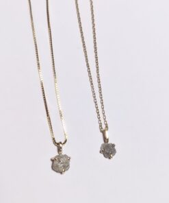 vedhæng rå rådia hals råsten kæde fatning grabber 3grab 3grabber